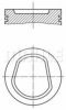 MAHLE ORIGINAL 030 19 00 Piston